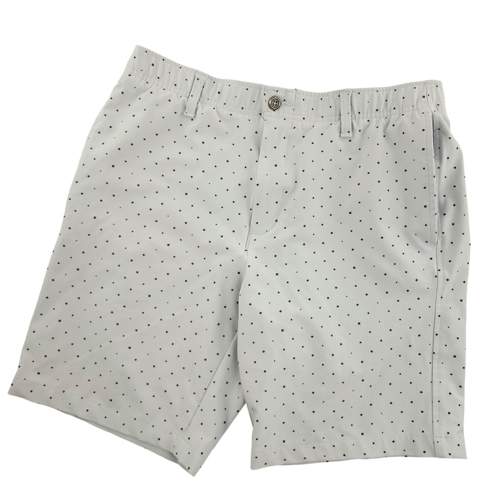 Under Armour Storm Shorts‎ Mens 36 White Geometric Golf Performance Stretch
